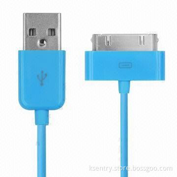 30-pin USB cable for iPhone 4/4S/iPod charge cable OEM manufacturer, promotion gift for iPhone